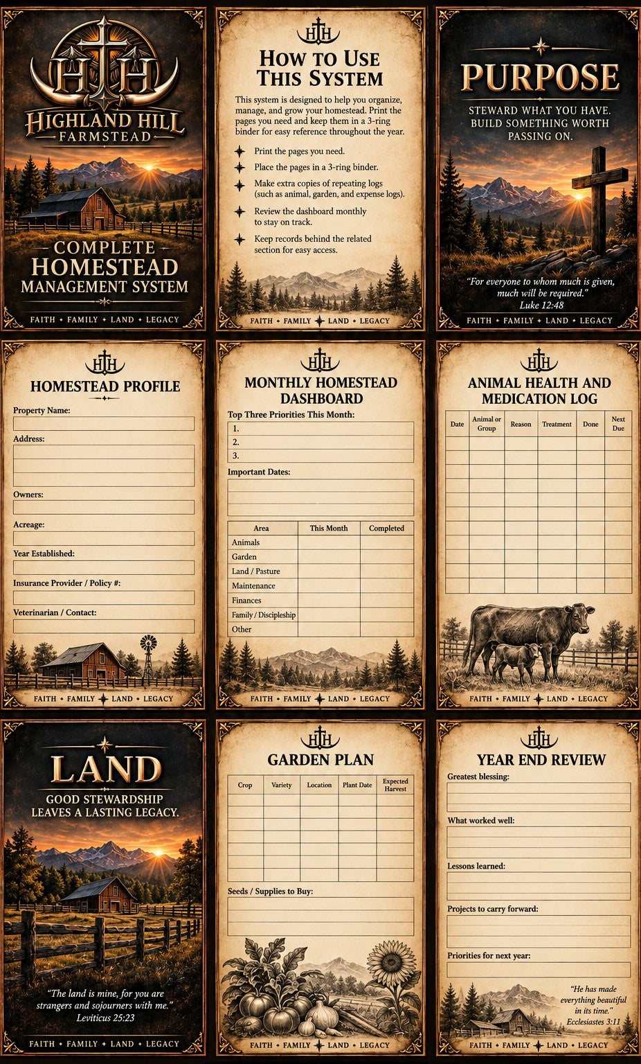 Highland Hill Complete homestead Management System